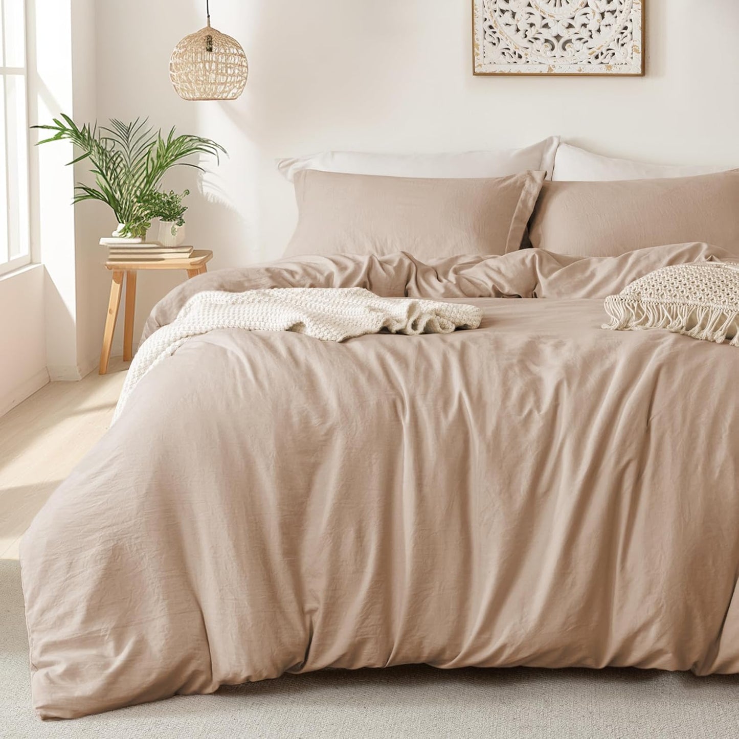 MILDLY Super Soft Duvet Cover Set - Cozy Microfiber Comforter