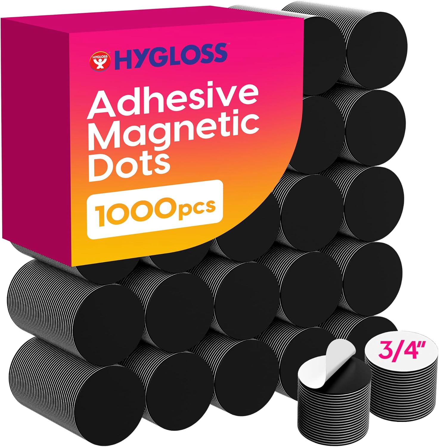 Magnetic Dots with Adhesive Backing for Crafts and More