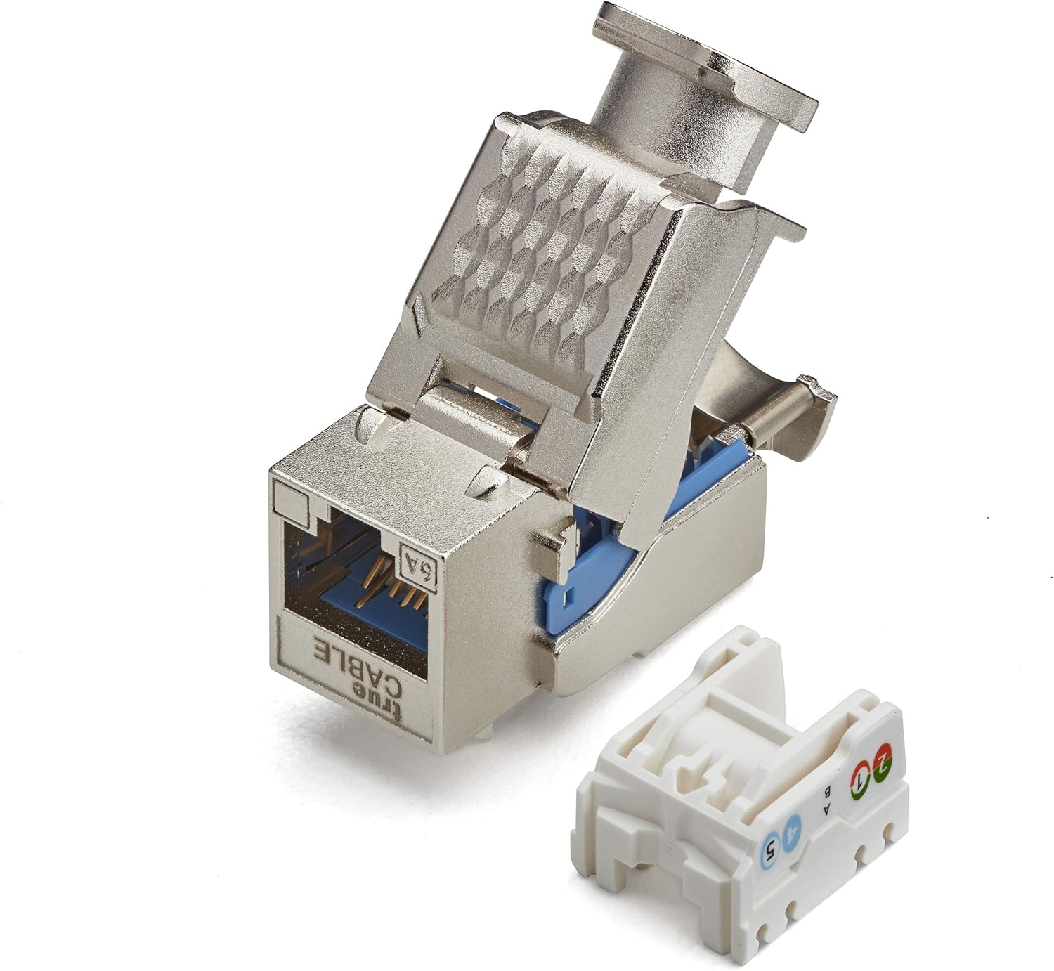 trueCABLE Shielded Cat6A Keystone Jack for Maximum Performance