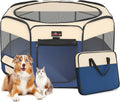 Aivituvin Portable Pet Playpen with Shade Cover