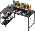 Huuger L Shaped Desk for Gaming & Home Office with Storage