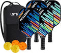 LSTECICE Pickleball Paddles Set of 4 for All Players