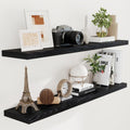 Fun Memories Floating Shelves 55 in Set of 2 - Rustic 9.3 in Deep Wall
