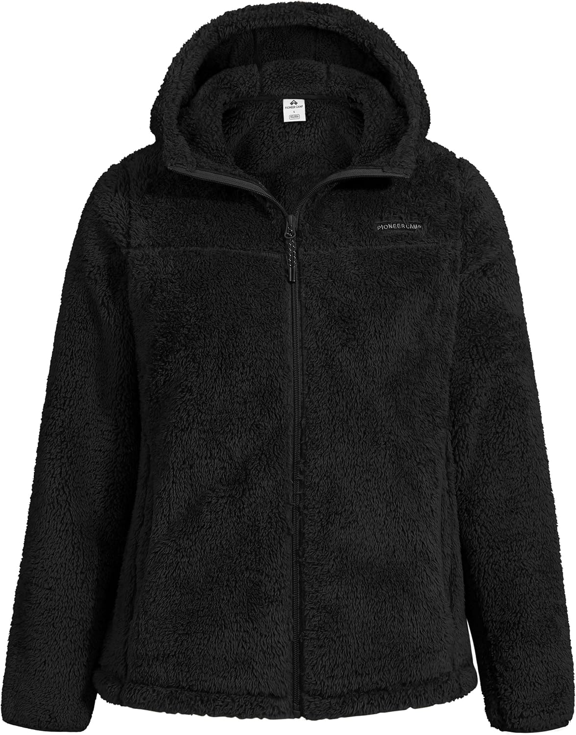 Pioneer Camp Women's Fuzzy Fleece Jacket for All Seasons