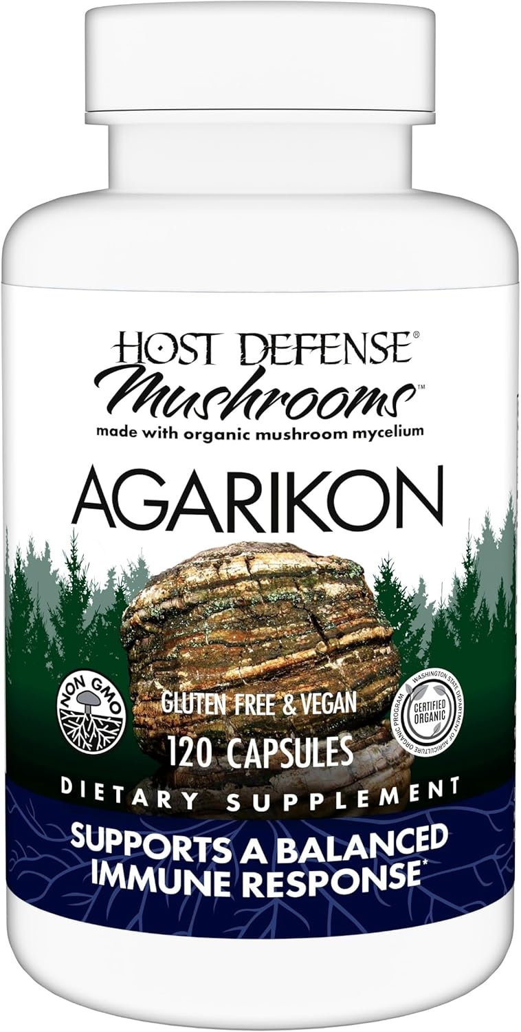 Host Defense Agarikon Capsules for Immune System Support