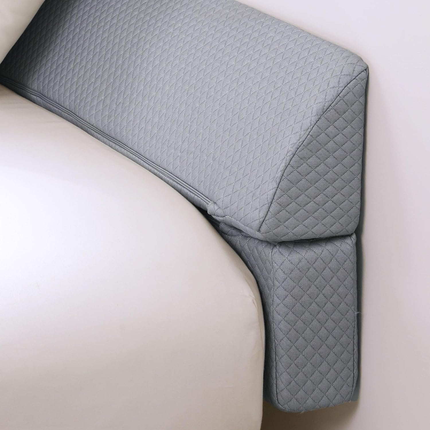 HOMBYS Wedge Pillow Headboard for Bed Gap Filler, Queen Size