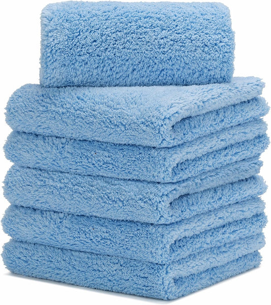 CARCAREZ Plush Edgeless Towels - 450 GSM Luxury Pack