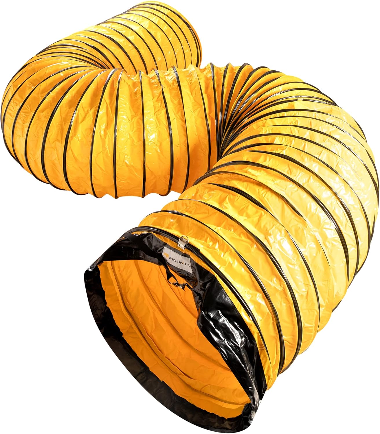 MOUNTO 25FT PVC Flexible Duct Hosing for Exhaust Fan Efficiency