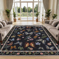 8x10 Area Rugs for Living Room with Insect Print for Style