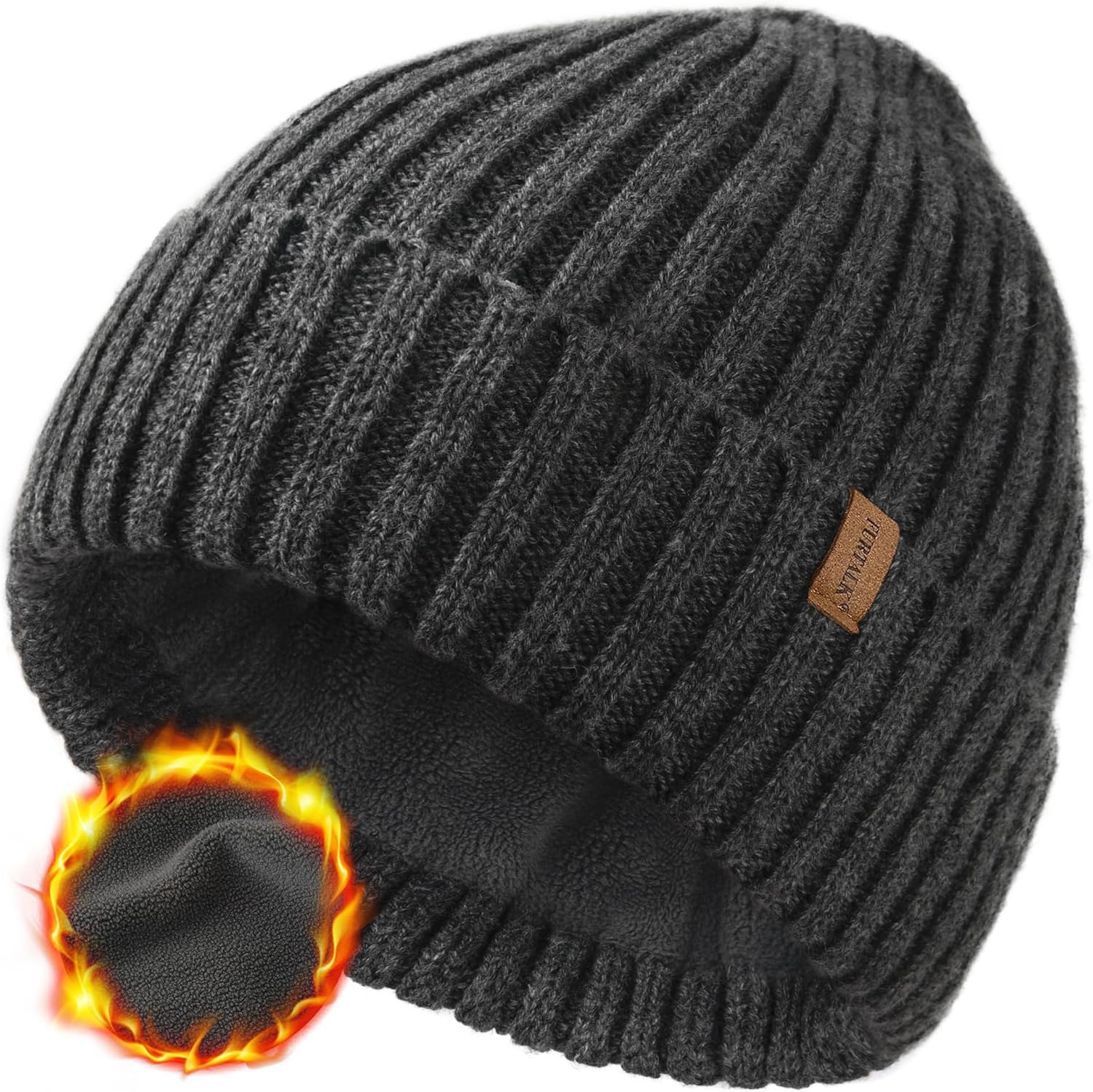 FURTALK Thick Winter Beanie - Soft & Warm!