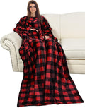 Catalonia Wearable Blanket with Sleeves and Pocket - Ultra Soft Wrap