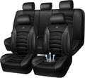 Car Seat Covers 3D Foam Mesh Leather Full Set - Breathable Comfort
