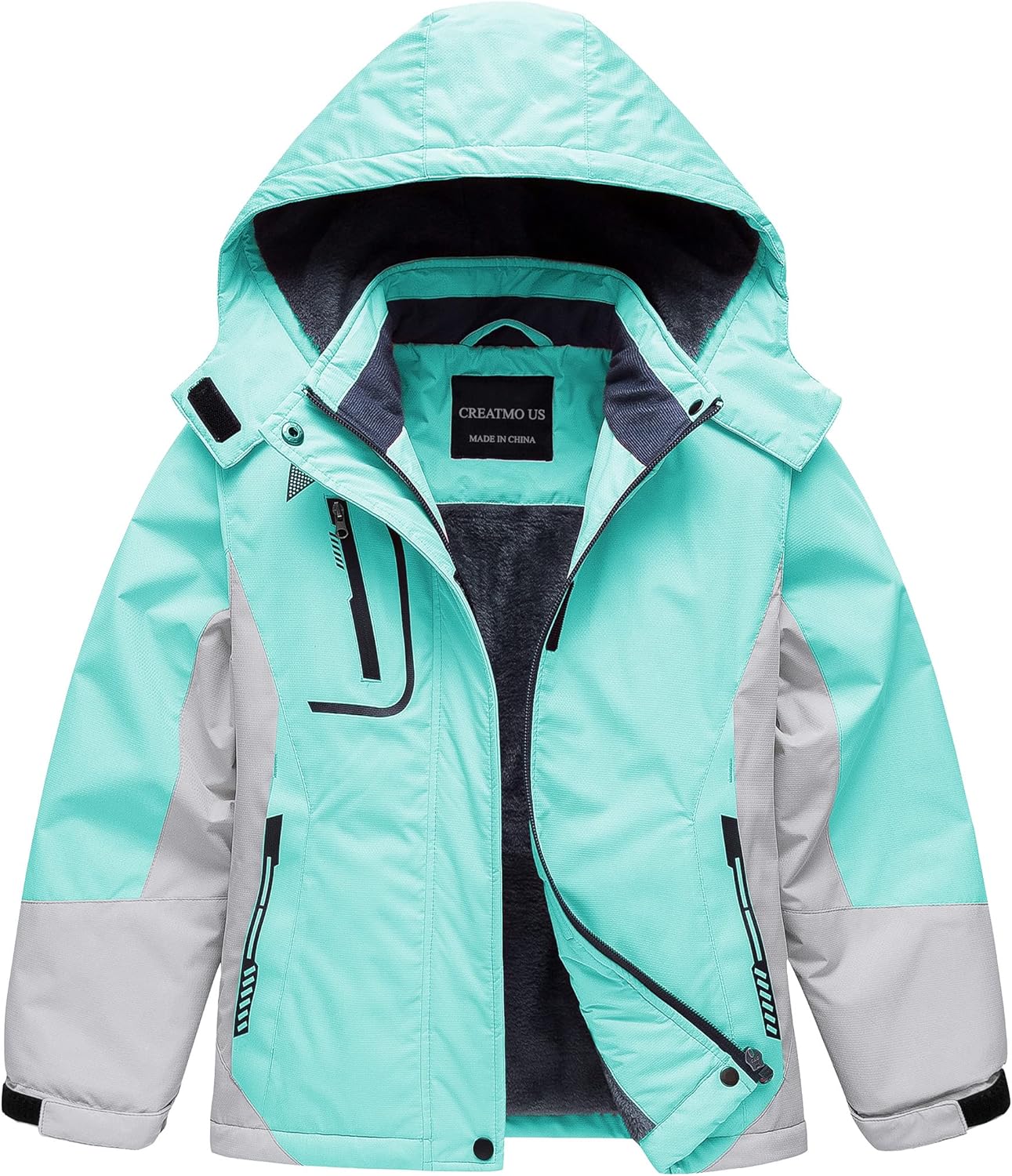 CREATMO US Warm Waterproof Ski Jacket