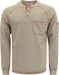 VATRENUS FR Shirts Henley 5.5oz Cotton Long Sleeve - Lightweight FR