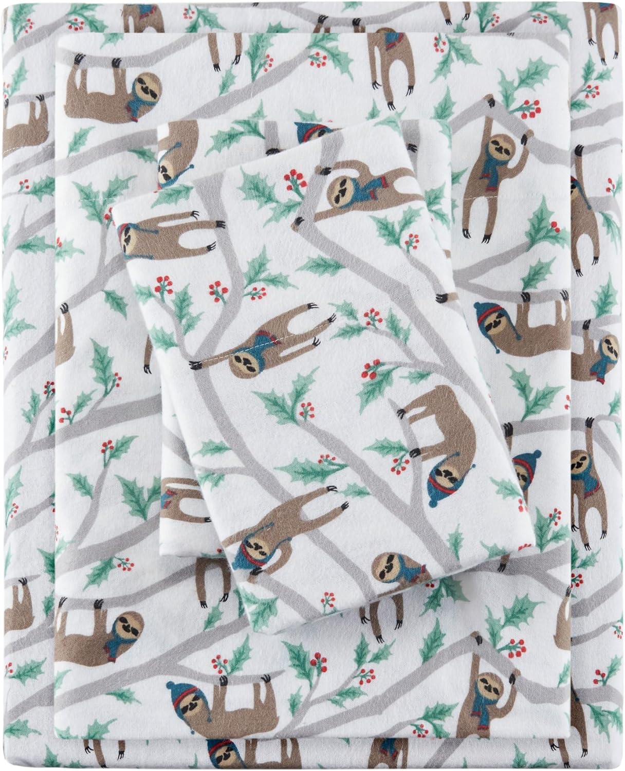 True North Cozy Flannel Cotton Sheet Set for Cold Weather Comfort