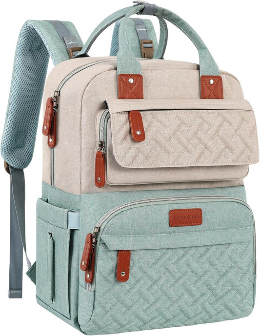 Legestori Diaper Backpack: Spacious & Stylish!
