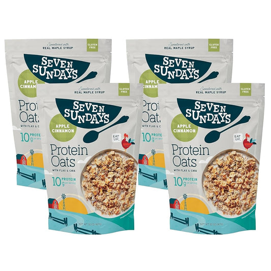 Seven Sundays Protein Oats Apple Cinnamon for Healthy Breakfast