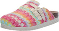 Rocket Dog ABEL Comfort Classic Clog Mule - Pink Raffia Platform