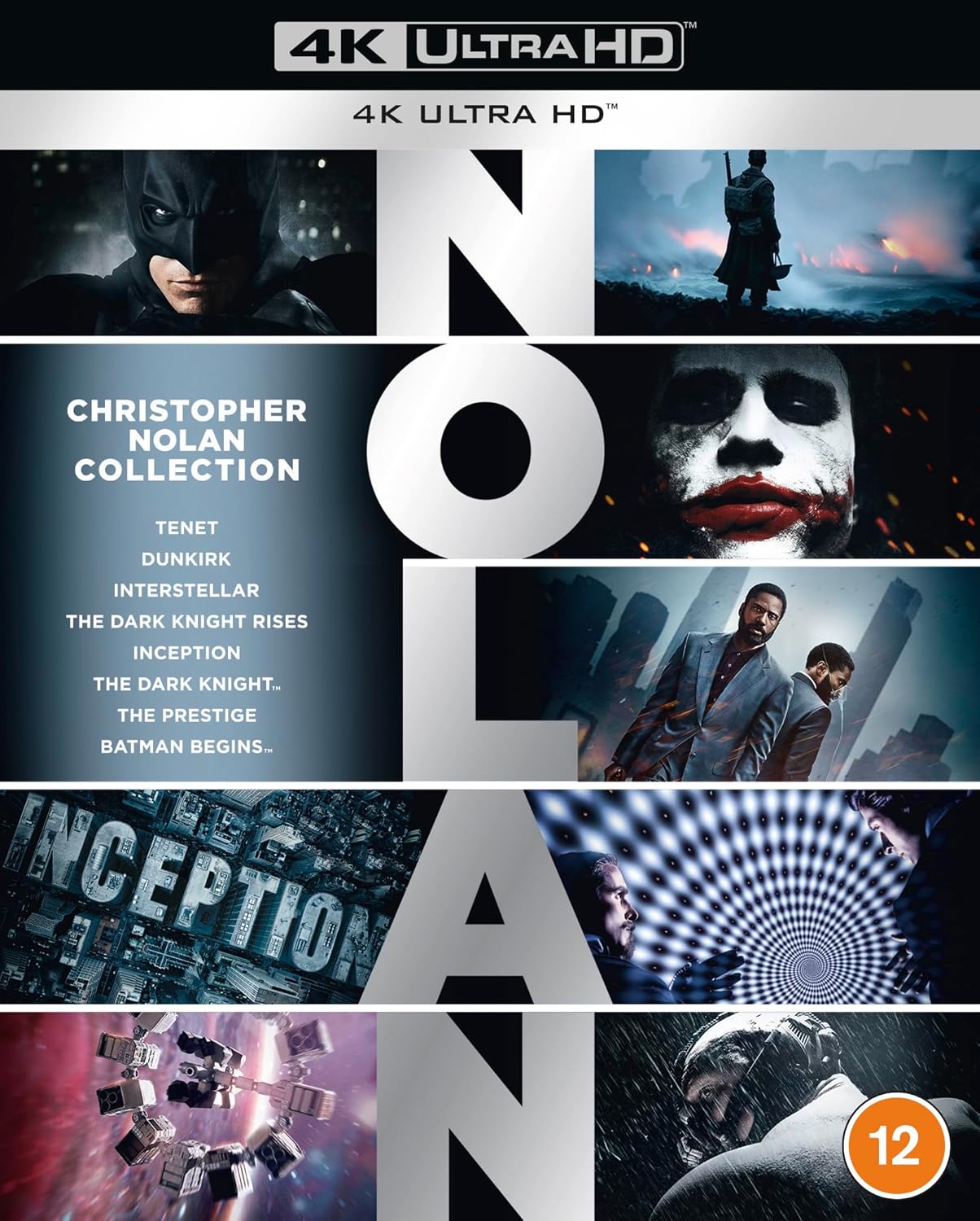 Christopher Nolan 8-Film Collection in Stunning 4K UHD Format