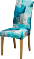 Stretchy Parson Chair Slipcovers for Dining Room Chairs - Teal
