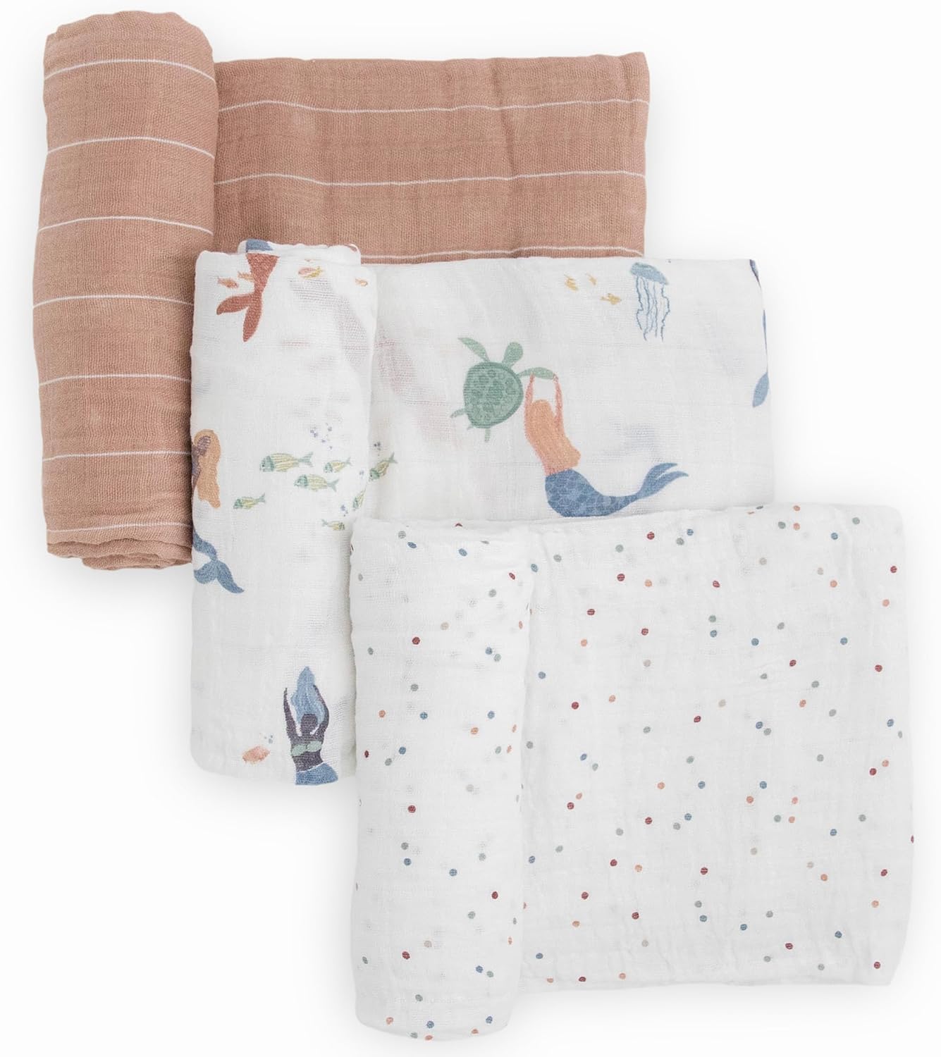 Little Unicorn Premium Muslin Swaddle Blanket Set for Babies