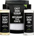 Ultimate Cast Iron Set PLUS - Restores, Cleans & Reseasons Pans