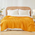 EMME Cotton Blanket Queen Size Muslin 90in x 90in - Lightweight All