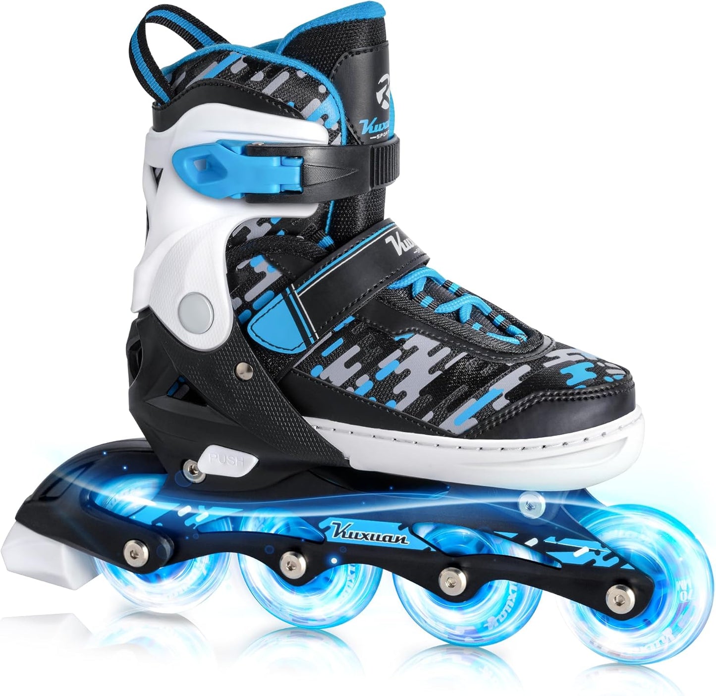Adjustable Inline Skates for Kids and Teens with Fun Lights