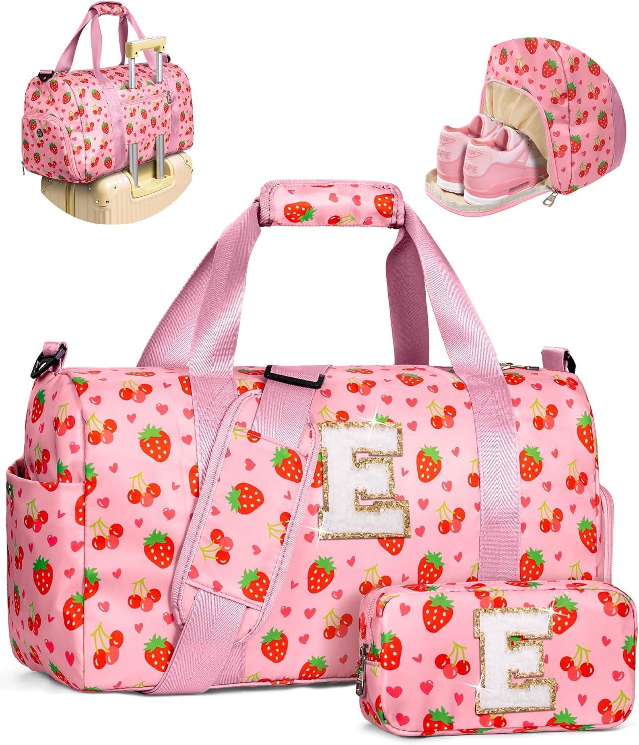 Trendy Dance Gymnastics Cheer Ballet Bag for Girls Travel