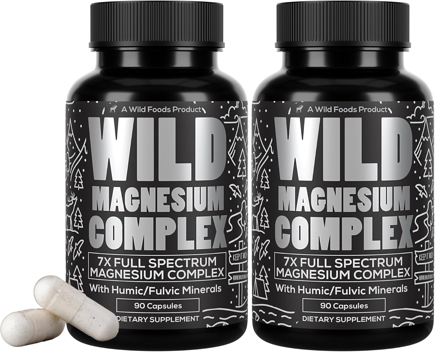 Wild Foods Magnesium Complex Supplement for High Absorption