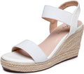 Vepose Women's Wedge Sandals Platform Espadrilles - Comfortable 3.5ft