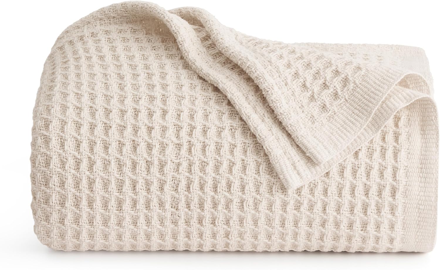 Bedsure Gentlesoft 100% Cotton Large Throw Blanket for Couch