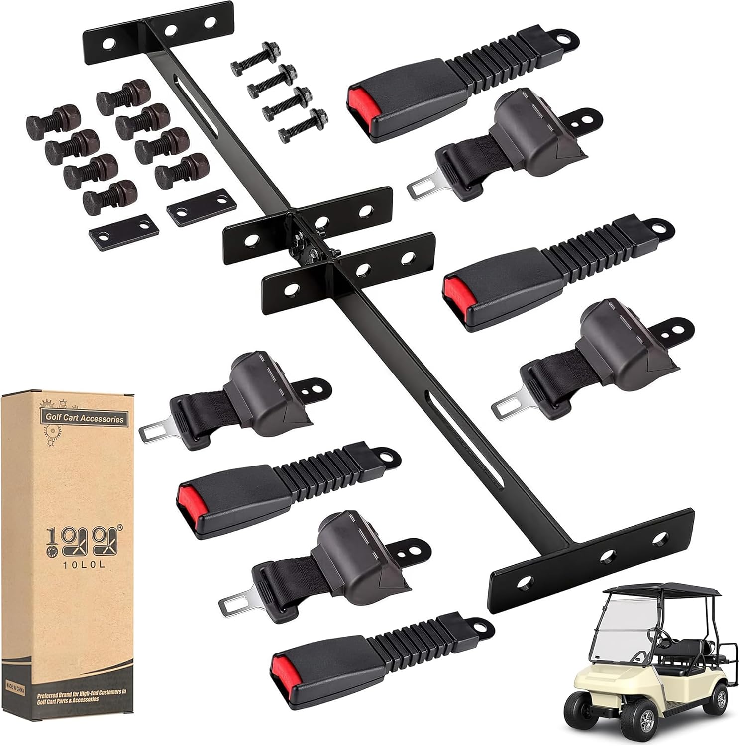 10L0L Golf Cart Seat Belts for Safety and Comfort in Travel