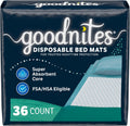 Goodnites Disposable Bed Pads for Bedwetting - Twin Size Protection