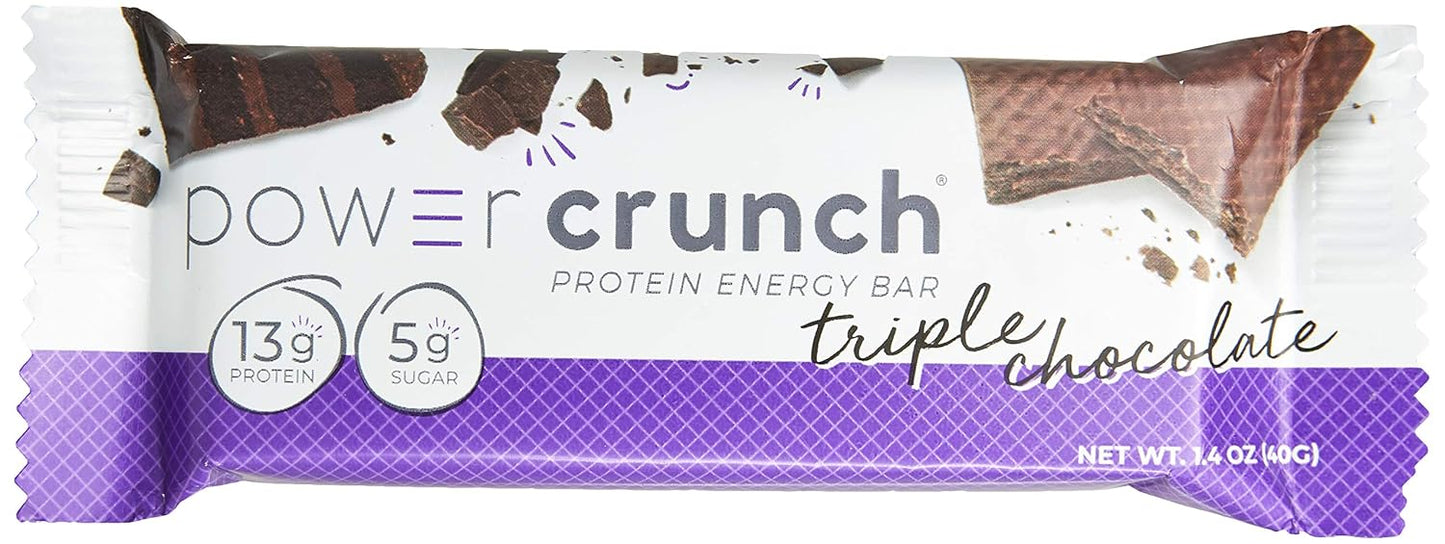 Indulge in Power Crunch: 12 Triple Chocolate Bars