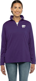 Women's Collegiate Micro Mesh 1/4 Zip Pullover - Team Pride