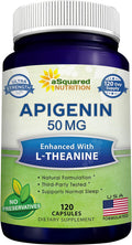 Apigenin 50mg & L-Theanine 200mg Capsules - Sleep & Relaxation