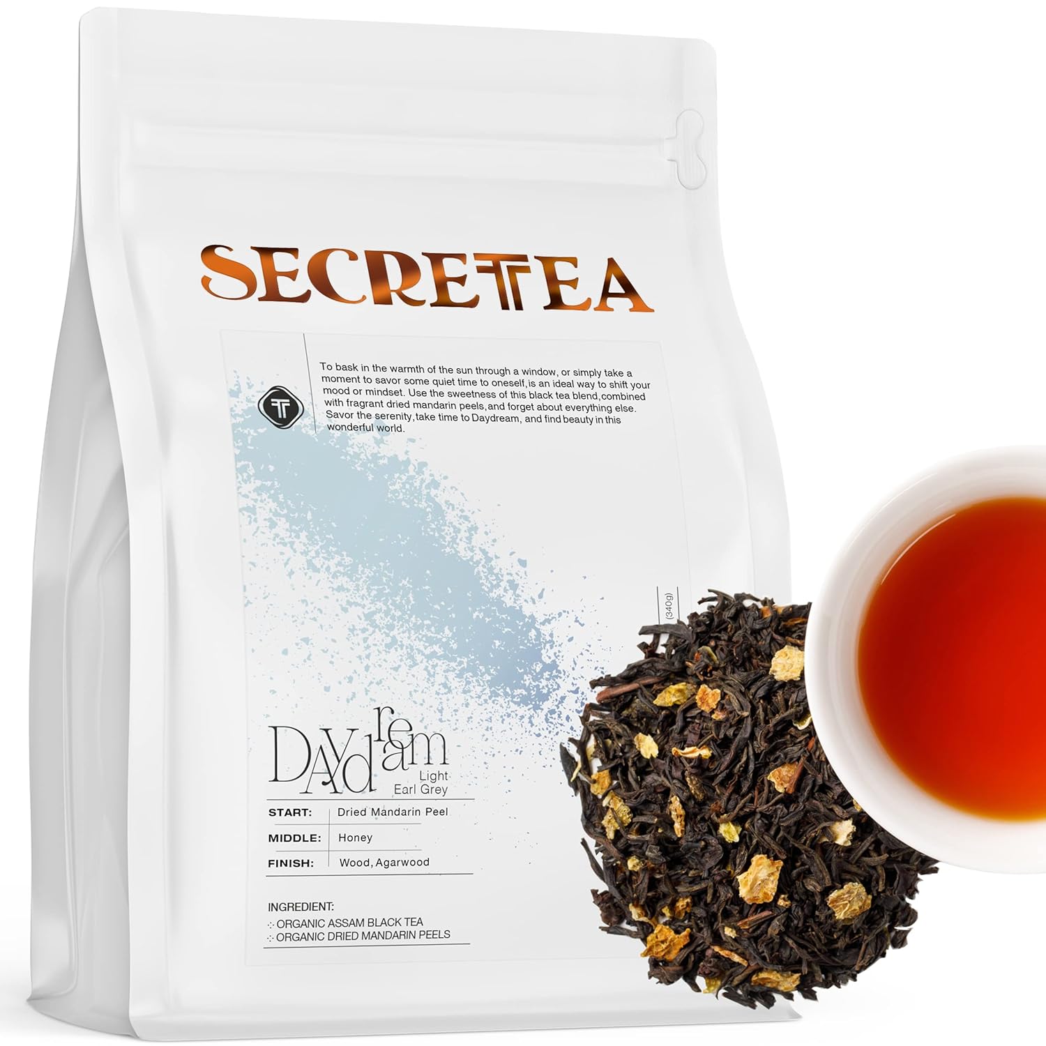 Organic Earl Grey Loose Tea for a Refreshing Morning Boost
