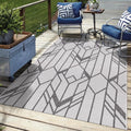 6ftx8ft 10in Terrace Outdoor Area Rug - Washable Patio Rug