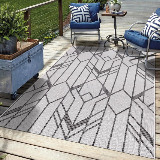 Keen Home Design Terrace Outdoor Area Rug - 6x9 Washable Rug