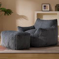 Oversized Bean Bag Chaise Lounge Chair for Ultimate Comfort
