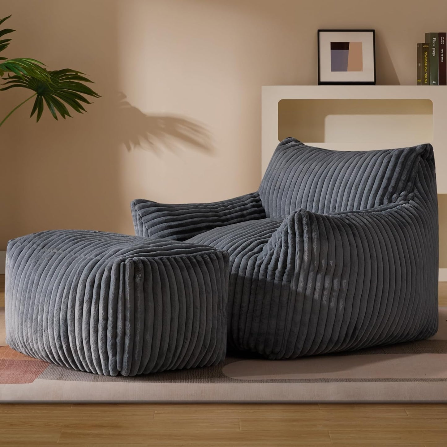 Oversized Bean Bag Chaise Lounge Chair for Ultimate Comfort