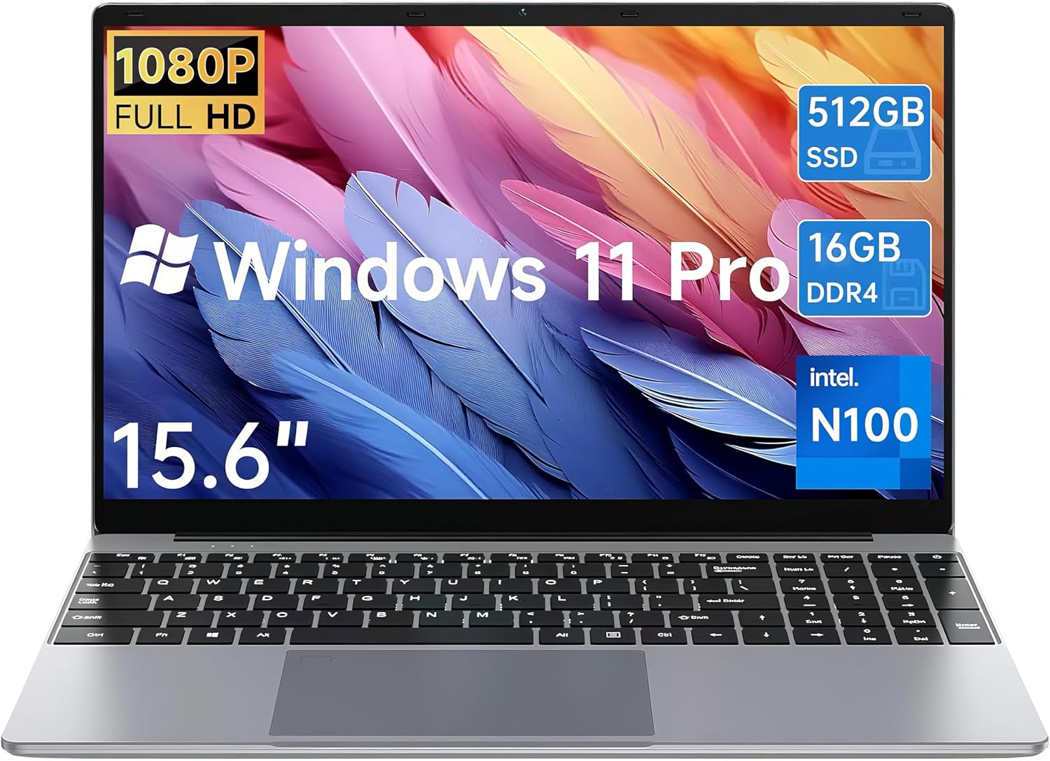 2025 Latest 15.6 Inch Laptop with High Performance Features