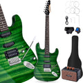 Leo Jaymz 39 in Full Size ST Style Electric Guitar Starter Kit