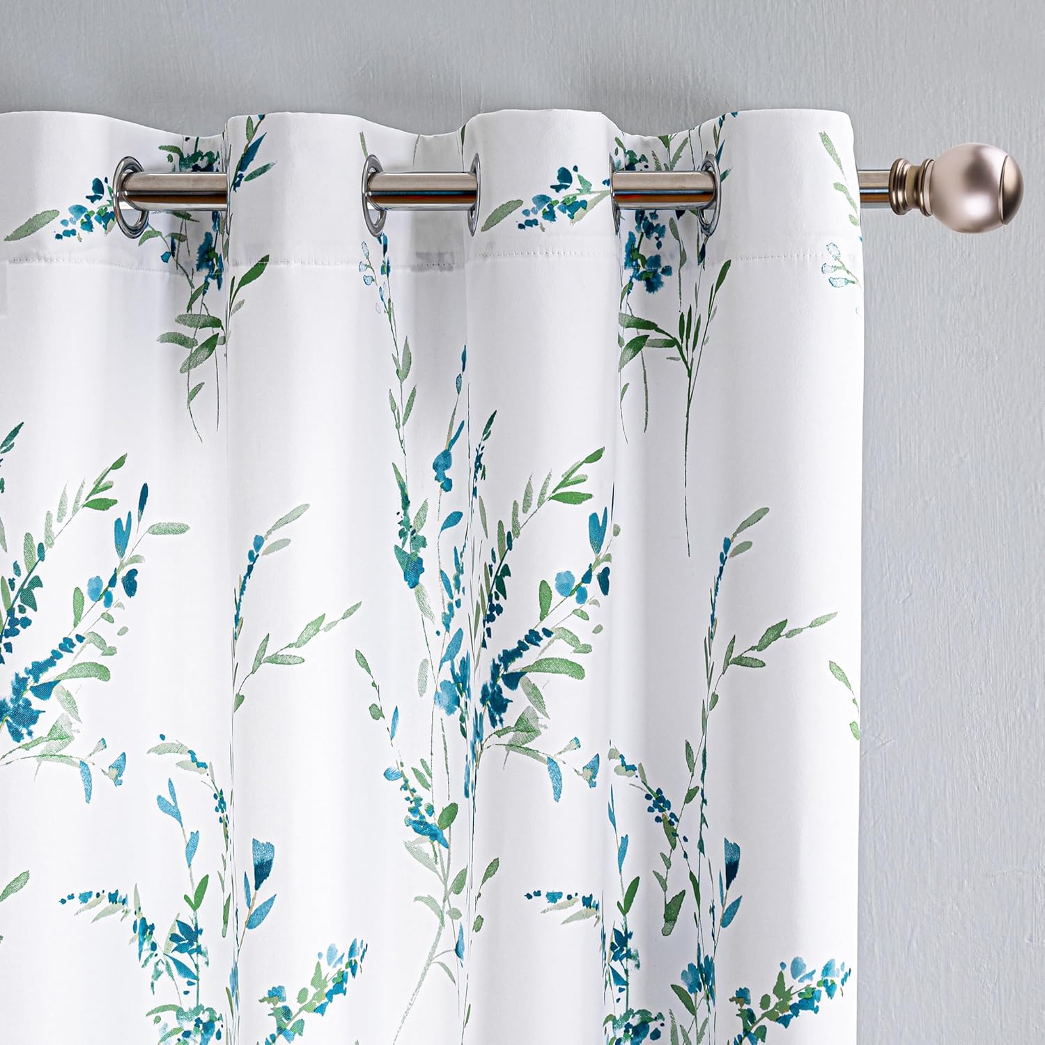 MYSKY HOME Floral Curtains for Living Room and Bedroom Privacy