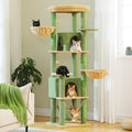 71.2 in Large Cat Tree for Multi-Cat Households - Space-Saving Tower