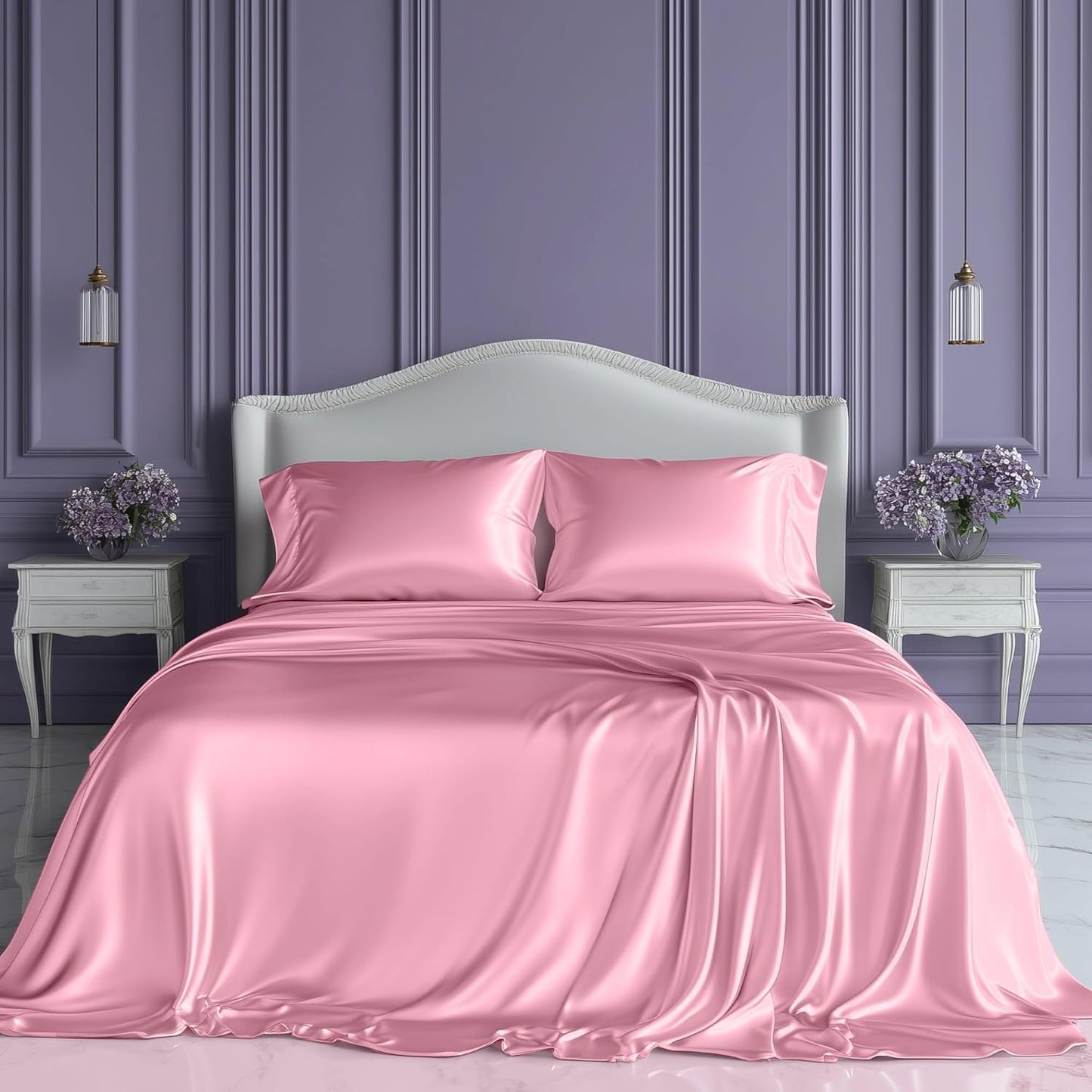Satin Sheets Queen Size Set for Luxurious Sleep Experience