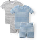 Baby Boys Girls Stripe Pajama Set - Snug Ribbed Sleepwear