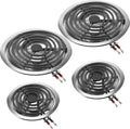 Electric Stove Burner Drip Pans and Replacement Burners - Fits