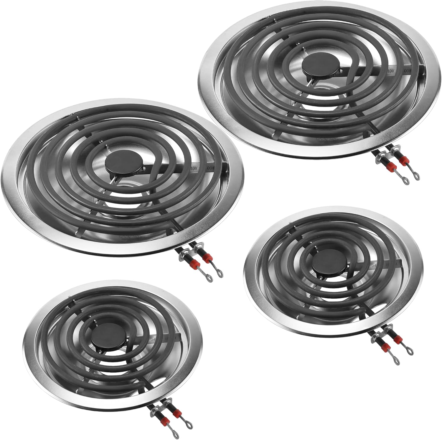 Electric Stove Burner Drip Pans Compatible with Frigi-daire